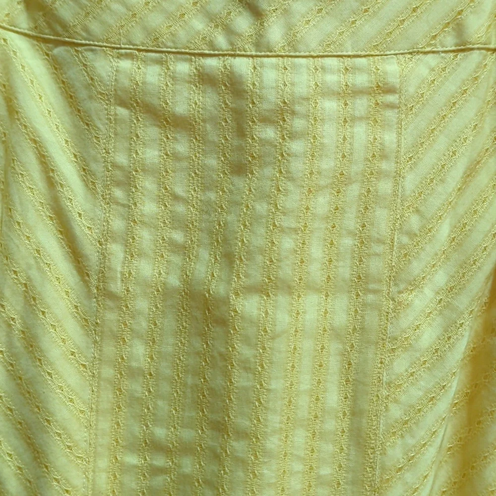 Talbots Yellow A-Line Maxi Skirt